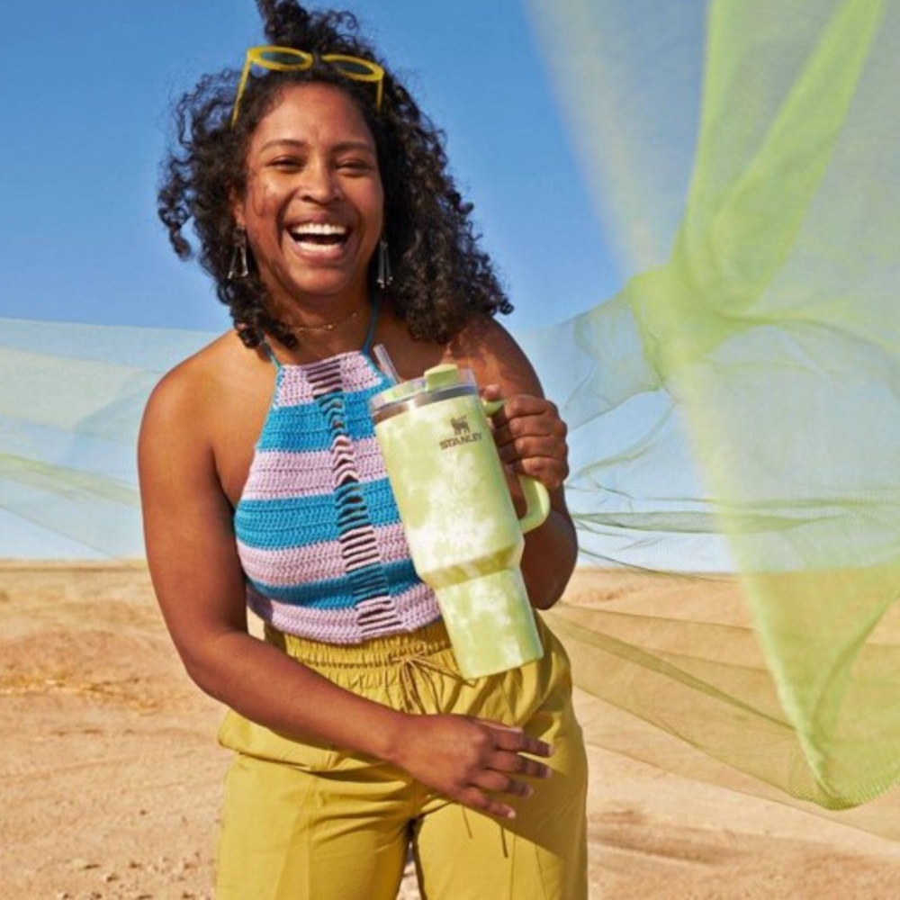 ✨NWT✨Stanley Target Ltd Edition H2.0 FlowState Quencher Tumbler Citron Tie Dye - Picture 6 of 6